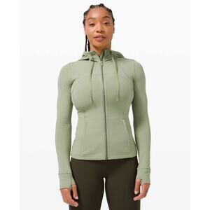 LULULEMON Hooded Define Jacket in Nulu Rosemary Green Size 6
